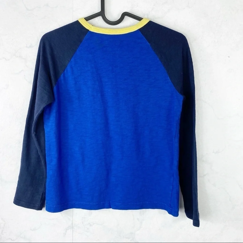 [Gap] Blue Long Sleeve Graphic Tee